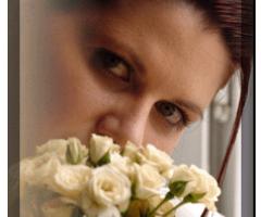 Primo piano della sposa