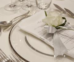 Il tavolo degli sposi dell'Hotel Sporting Rimini