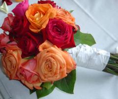 Bouquet rose colorate
