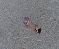 Il drone proprio sopra di voi