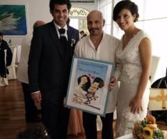 Luca Meo Caricaturista - La caricatura digitale degli sposi