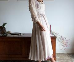 Miranda Di Sipio Atelier - "Fiori di Lillà"
Tessuti: Raso e Georgette in pura seta