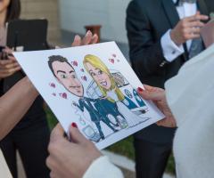 Caricatura sposi - Caricatura personalizzata per gli sposi