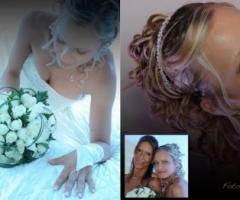 Fotografie della sposa a casa