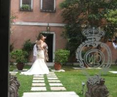 Sposi presso la location di nozze