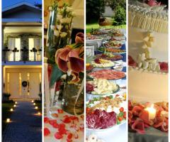 Collage del ricevimento di matrimonio