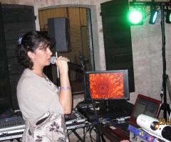 Paolo durante un'esibizione