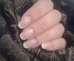 Allungamento in gel french inversa forma square arrotondata - Mia Nail Artist