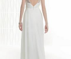 abito asimmetrico georgette