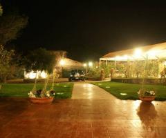 Gazebo per i matrimoni serali