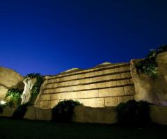 Suggestivi effetti di luce di Villa Nosa