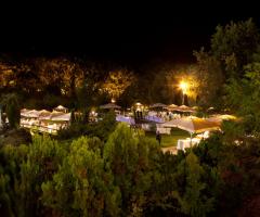 Il giardino immerso nel bosco