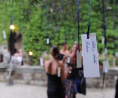 Foto degli addobbi per il matrimonio