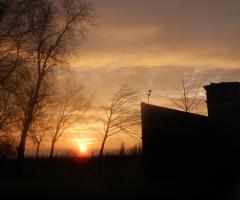 La torre colombaia al tramonto -Villa da Prato
