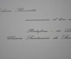 Tipografia Pesatori - Inviti di matrimonio a Milano