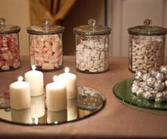 Il tavolo della confettata di matrimonio