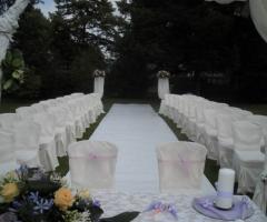 Location per la cerimonia di matrimonio all'aperto