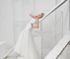 Abito da sposa senza spalline