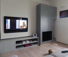 Soggiorno con camino - a+s architettura