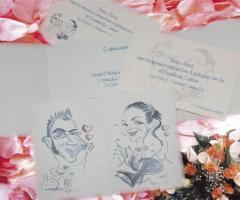 Tipografia Bellis - Partecipazioni di nozze con caricature sposi