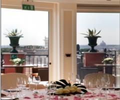 Sala Belvedere per il banchetto di nozze