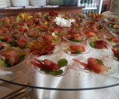 Ristorante Aquamarina - Buffet con gambero crudo