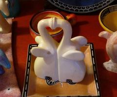 Unsolomondo Bomboniere Solidali - Elefantini "innamorati" in pietra saponaria (Kenya)