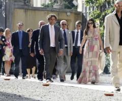 Fotografia degli invitati alla cerimonia di nozze