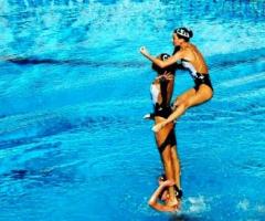 Le cirque de l'eau in esibizione