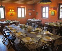 Sala interna della locanda