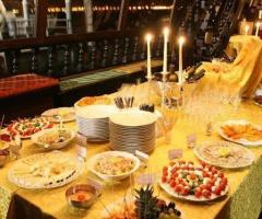 Tavolo per l'antipasto di matrimonio