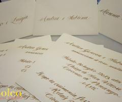 Partecipazioni scritte a mano (Solea mosaici&calligrafia)