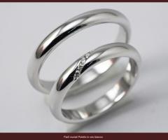 Biffi Gioielli -  Fede in oro bianco con brillantino