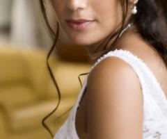 Primo piano della sposa