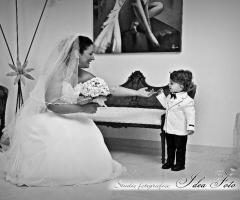 Foto della sposa prima del grande passo