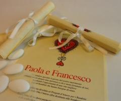 Pergamena solidale - Progetto d'amore