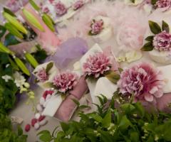 Confezioni per le bomboniere in lilla