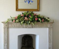 Sala camino della villa per matrimonio