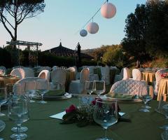 allestimento personalizzato in giardino
