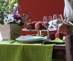 Cascina Resta - Allestimento della tavola