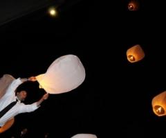 Lancio delle lanterne - Organizzazione matrimoni a Torino