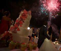 Fuochi d'artificio per il matrimonio