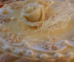 Particolare della torta nuziale