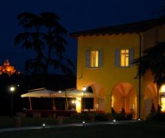 Villa Aretusi - Vista della location di matrimonio di notte