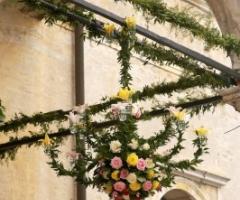 Allestimento della location di matrimonio