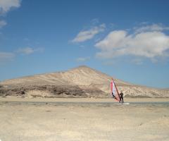 Windsurf durante la luna di miele