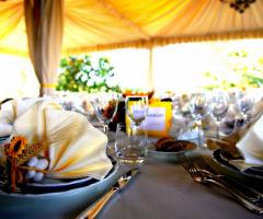 Mise en place per le nozze