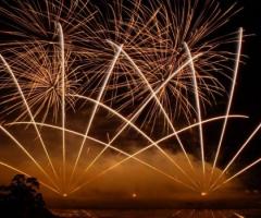 Fuochi d\'artificio per il matrimonio