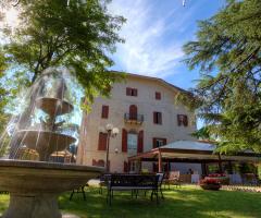 Giardino con fontana