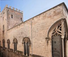 Antiche mura esterne del Palazzo Alliata di Pietratagliata